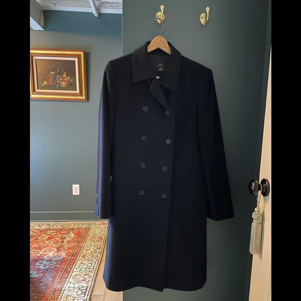 Brooks Brothers 346 Cashmere Wool Blend Overcoat